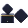 Buy cheap Octagonal Black PU Leather Jewelry Box for Hanhong Custom Logo Bracelet Necklace Ring from wholesalers