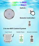 316LSS Underwater Recessed LED Pool Light Bulb 220MM 12V Resin Filled