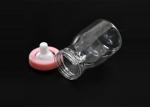 Customized Gradient 250ml Milk Plastic Cosmetic Bottles