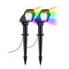 Buy cheap DC6V 12H working Solar Powered Garden Lights 300lm Outdoor Lawn Courtyard 2PCS from wholesalers