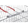 Buy cheap Chrome Plated Metal Shopping Baskets With Handles / Wire Grocery Basket from wholesalers