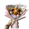 Buy cheap Examination Gifts Flower Bouquets Dried Flowers Woolen Sunflowers and Roses for Girlfriend and Best Friends as Birthday Gifts or Graduation Presents from wholesalers
