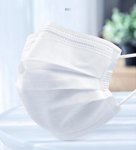 Buy cheap Waterproof Wearing Medical Mask Light Blue 3 Layer Non Woven Mask from wholesalers