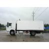 Buy cheap HOWO 4x2 6 Wheeler Refrigerated Box Truck With Thermo King Freezer from wholesalers