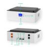 Buy cheap 51.2V 100Ah 5KWh Rack Mounted Battery 6000 Times For Solar Energy System from wholesalers