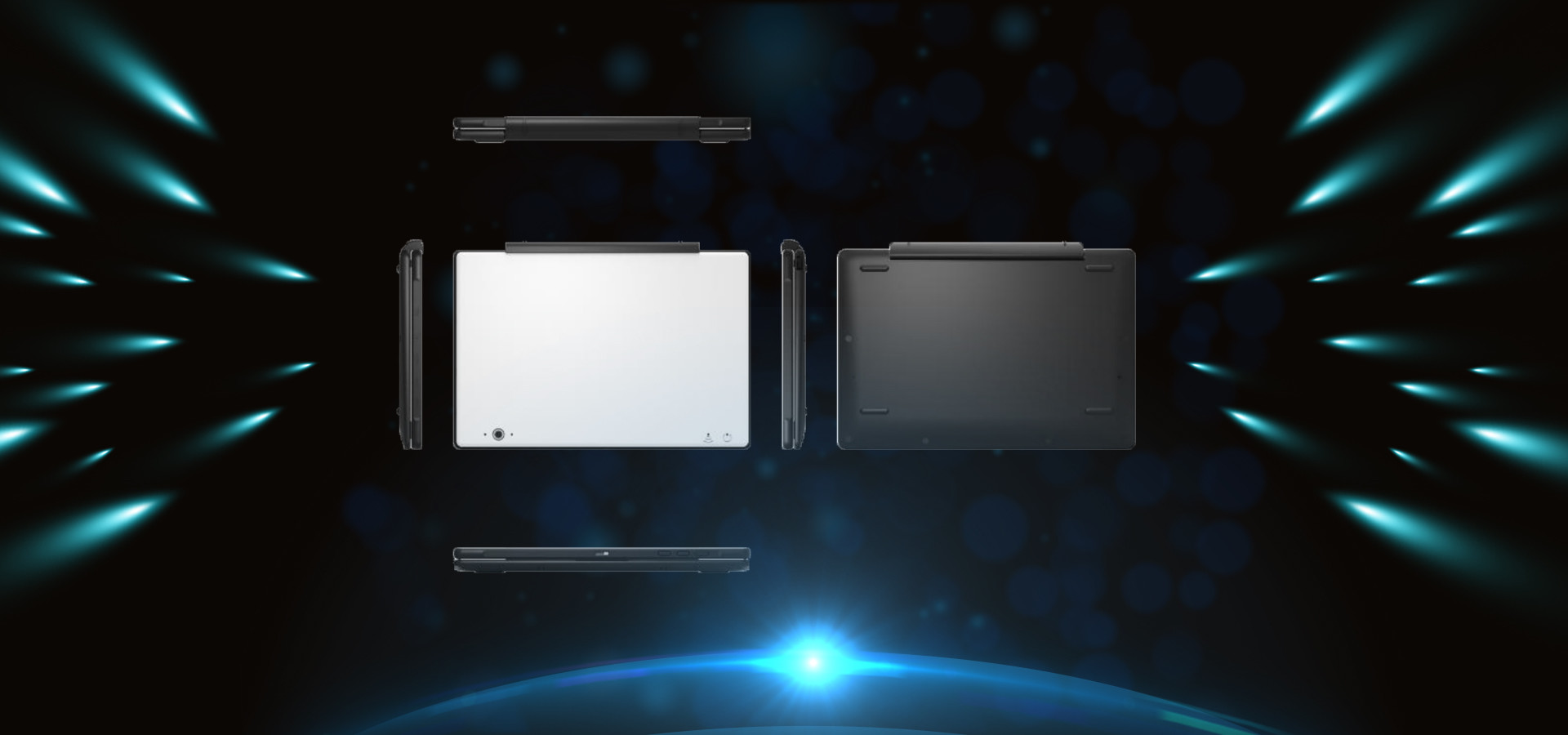 10.1 Inch 2 In 1 Laptop Windows Computer Dual Camera AC Wifi Bluetooth