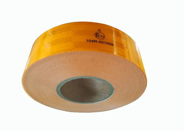 Buy cheap Auto Ece 104 Reflective Tape Commercial Vehicles , Trailer Reflective Tape Placement from wholesalers