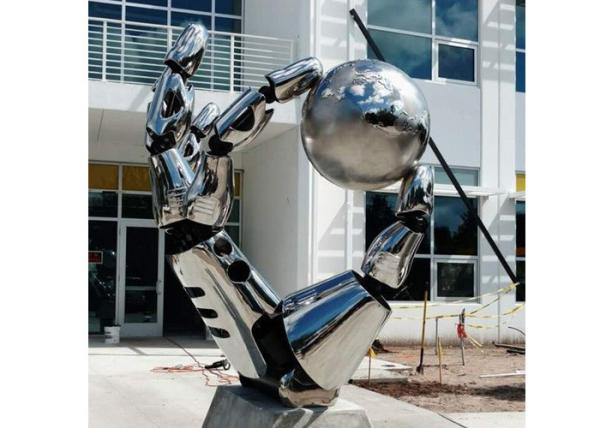 Buy cheap Special Metal Hand Sculpture , Outdoor Stainless Steel Garden Sculptures from wholesalers
