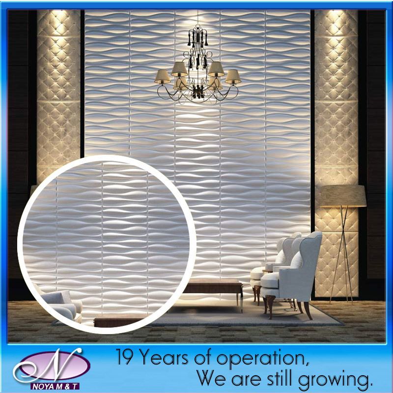 Fireproof Sound Absorption 3D Wall Panel for Hotel Lobby Decorative
