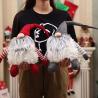 Buy cheap 25cm Length Christmas Stuffed Toys Layered Gray Beard High Hat Cover Eyes from wholesalers
