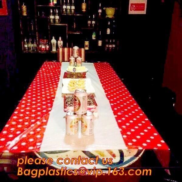 Buy cheap Colorful Polka Dot Table Cloth Plastic Tablecloth Cover for Wedding Birthday Party Supplies/Decoration BAGEASE BAGPLASTI from wholesalers
