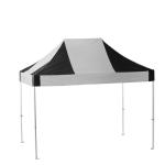 Outdoor Portable Trade Show Canopy Tent Black Coated Iron Frame For Businss