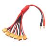 Buy cheap XT60 Male RC Charger Cable 4mm Banana Plug To 6X Silicone Material from wholesalers