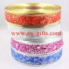 Buy cheap Bronzing multicolor rosettes ribbons awards Plain Color Woven Organza ribbon from wholesalers