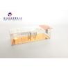 Buy cheap Matte / Glossy Printing Hard Plastic Box Clear PET Plastic Box Automatic Lock Bottom from wholesalers