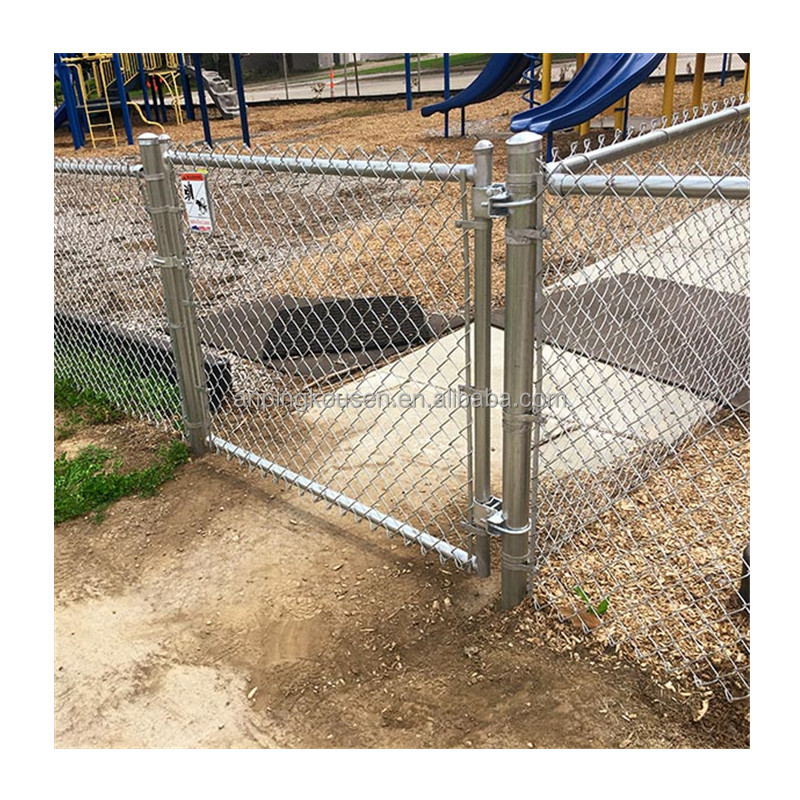 Cyclone Wire Fence with PVC Coated Galvanized Chain Link Wire Mesh Sustainable Option