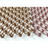 Buy cheap Stainless Steel Pvd Metal 1.5mm Decorative Woven Wire Mesh Screen Rigid Anti Impact from wholesalers