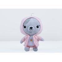 Buy cheap Pink / Grey Cat Soft Toy , Dressup Cotton Stuffed Animals For Decoration product