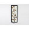 Buy cheap Metal Gold Leaves Black Rectangle Wooden Frame Wall Art Decoration For Home Gallery Hotel from wholesalers