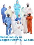 Polypropylene Coverall, Disposable, Elastic Cuff, White, Xlarge,SMS Coverall