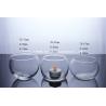 Buy cheap Round blown glass candle holder for holiday decoration from wholesalers