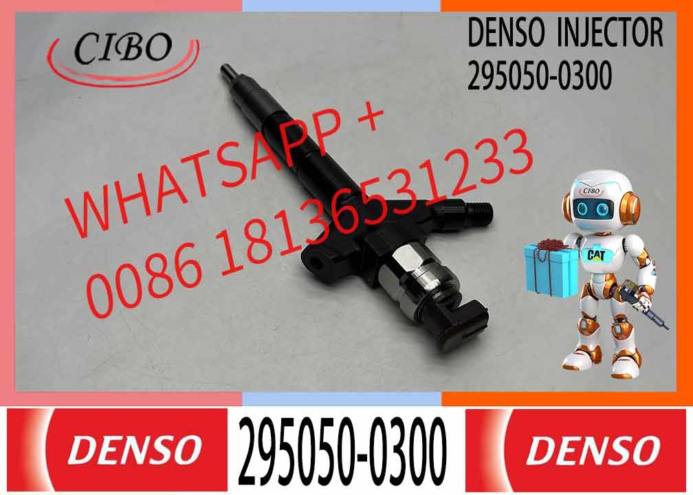 4pcs 295050-0300 Denso Common Rail Diesel Injector Nissan Navara D40(yd25) 16600-5X00A 16600-5X01A Engine