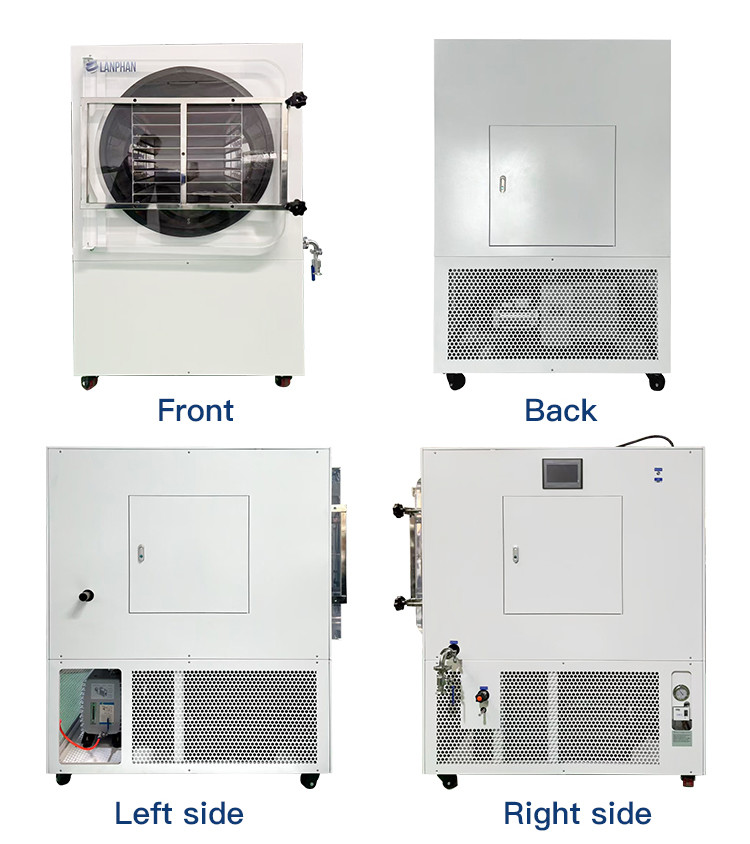 Industrial 60-70kg 18 Trays 5m2 Food Freeze Dryer Machine for Fruit Vegetable Coffee Milk Egg