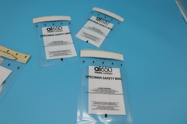 Buy cheap Medical Lab Use Specimen Transportation Bags Heat Sealing Polyethylene Material from wholesalers