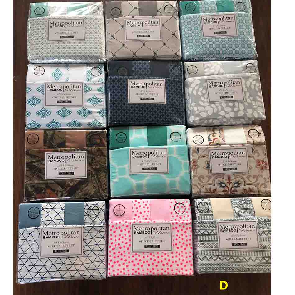 NO Filling Solid Print Microfiber Fabric 80gsm 100% Polyester Bedding Sheet Set 6pcs