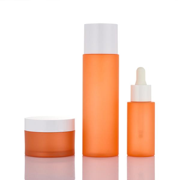 Buy cheap Custom empty reuse plastic spray bottle of cream jar cosmetic sets bottle from wholesalers