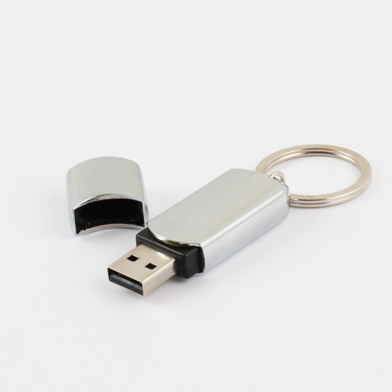Metal Shiny Body USB Flash Drive 3.1 70MB/S 256GB 512GB 1TB With Ring