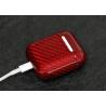 Buy cheap Logo Printed Shockproof Apple Airpods Real Carbon Fiber Case from wholesalers