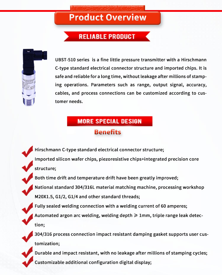 304/316L UNIVO C-type Standard Electrical Connector for Oil Tank Liquid Level Sensors