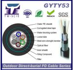 Non Metallic Loose Tube Stranded Outdoor Armored Fiber Optic Cable Mutil Core SM