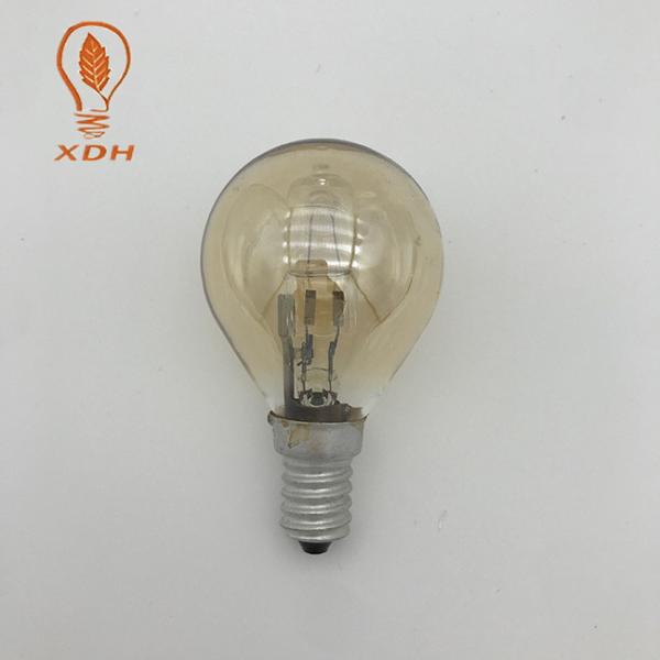 Buy cheap 230V Halogen Filament Bulb , Amber E14 Halogen Light Bulb from wholesalers