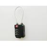 Buy cheap Security TSA Cable Lock 35.1g Length Changed For Travel Bag SGS Certified from wholesalers