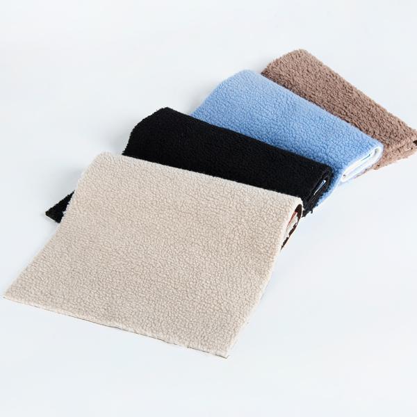 Buy cheap Customizable Yarn Count 100% Polyester Sherpa Fleece Teddy Bonded Suede Knitted Fabric from wholesalers