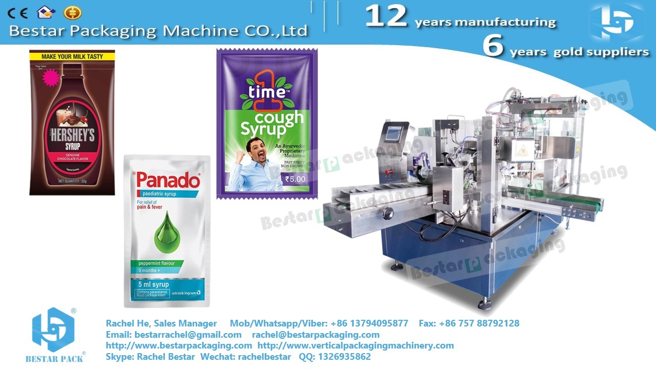 Wine meal viscous products without any fluidity automatic measuring and packaging doypack machine