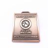 Buy cheap Plating Gold Brass Custom Metal Medals , Custom Award Medals For Souvenir from wholesalers