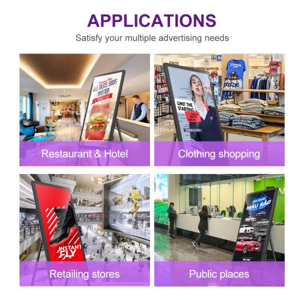 Stretched Bar LCD Display Android 47.6 Inch Indoor Shopping Center 1920* 360