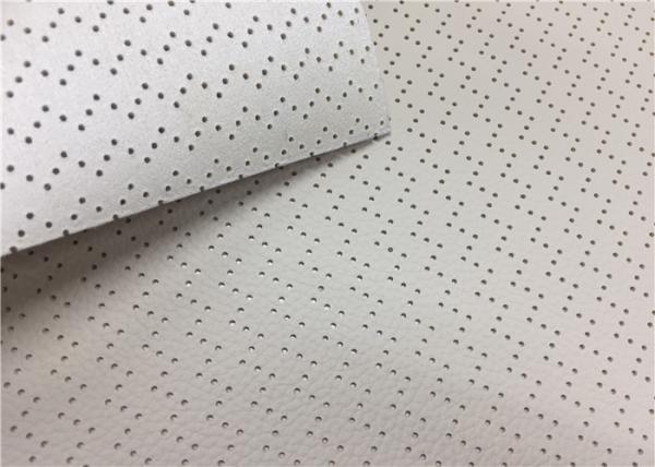 Buy cheap High Elasticity Suede Car Leather Fabric Varied Punched Design Scuff Resistance from wholesalers