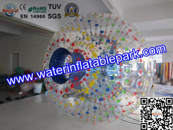 Buy cheap Durable Colorful Inflatable Body Zorbing Ball / Inflatable Human Hamster Ball from wholesalers