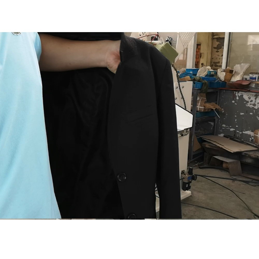 Duffel Coat Pressing Machine Left Front Vertical Lapel Press