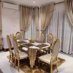 Light Luxury Stainless Steel Marble Hotel Banquet Hall Dining Table