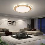 20 Inch LED Bedroom Ceiling Fan Remote Control Flush Mount Ceiling Fan With