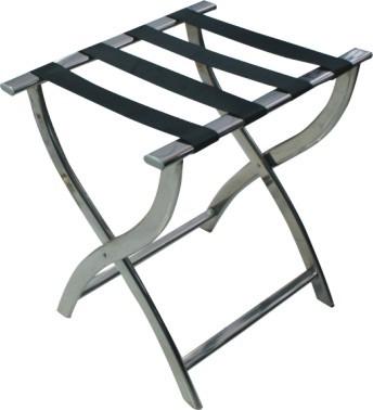 Buy cheap PULV silver finish Hotel Luggage Racks Hotel Suitcase Holder Stainless Steel from wholesalers