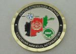 Kandahar Airfield Afghanistan Personalized Coins, Double Tones plating Copper