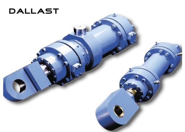 Buy cheap High Press Horizontal Hydraulic Cylinder Double Acting 20-400 mm Shaft Diameter from wholesalers
