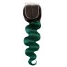 Buy cheap Ombre Peruvian Human Hair Bundles With Closure 1B/Green Peruvian Body Wave Ombre Human Hair Weave With Closure from wholesalers