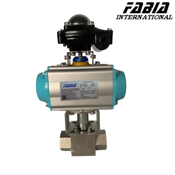 Buy cheap Pneumatic Ultra High Pressure Ball Valve Internal Thread Three Way Ball Valve from wholesalers